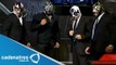 Atlantis, Último Guerrero, Volador Jr. y Sombra exponen la máscara en el 80 aniversario del CMLL