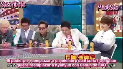 [Sub Español] Donghae quiere remplazar a Kyuhyun