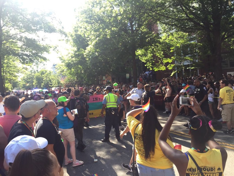 'No Justice, No Pride' Protesters Halt DC Pride Parade