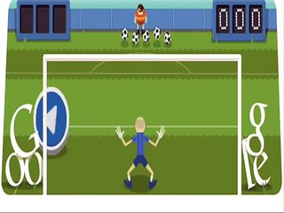 Londra 2012 Futbol - Google oyunu, google doodle
