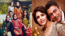 Pakistani Super Star Shaan Shahid with his Wife and Daughters