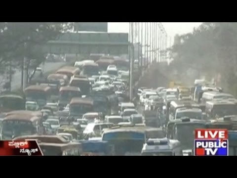 PM Modi Returns After Attending Pravas Divas Inauguration, Heavy Jam On B'lore-Tumkur Highway