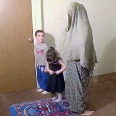 Hahaha most funny children offering  pray with a ghost (must watch