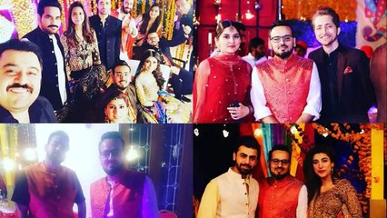 Pakistani Celebrities at Abdullah Seja's Mehndi Ceremony