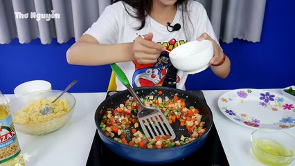 CÁCH LÀM CƠM CHIÊN DƯƠNG CHÂU SIÊU NGON - THƠ NGUYỄN - THO NGUYEN