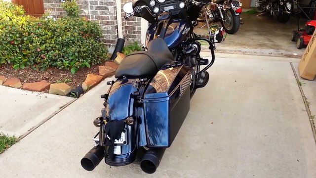 CFR exhaust with stock headers.