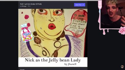 Nickdominates live stream 61017 My makeup is gorgeous! (PICKING WINNERS FROM CONTEST) pt1