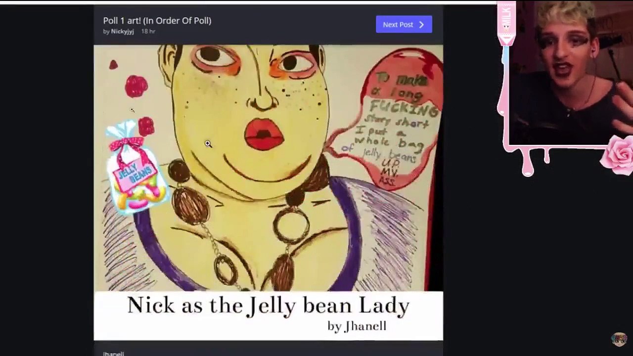 Nickdominates live stream 61017 My makeup is gorgeous! (PICKING WINNERS FROM CONTEST) pt1