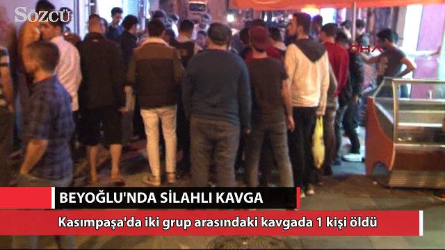 Beyoğlu'nda silahlı kavga
