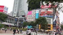 Shibuya Station Billboard View, Tokyo Japan（Week21,2017）渋谷駅の広告ビルボード（3）屋外