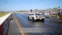 Lamborghini Huracan LP580-2 Drag Racing 1 4 Mile at Bullfest Miam