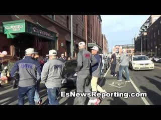 Brandon Rios and Crew After Weigh In In Denver - EsNews Boxing