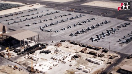 شاهد فى دقيقة.. "العديد" القاعدة العسكرية الأمريكية الأكبر فى العالم