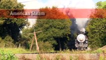 Lots of Big American Steam Trains thunder