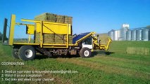 World Amazing Modern Agriculture Equipment and Mega Machines  Hay Bale Handling Tractor, Loa