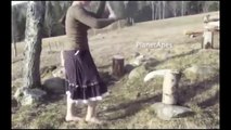 Primitive Technology Pretty Girls Chopping Sawin