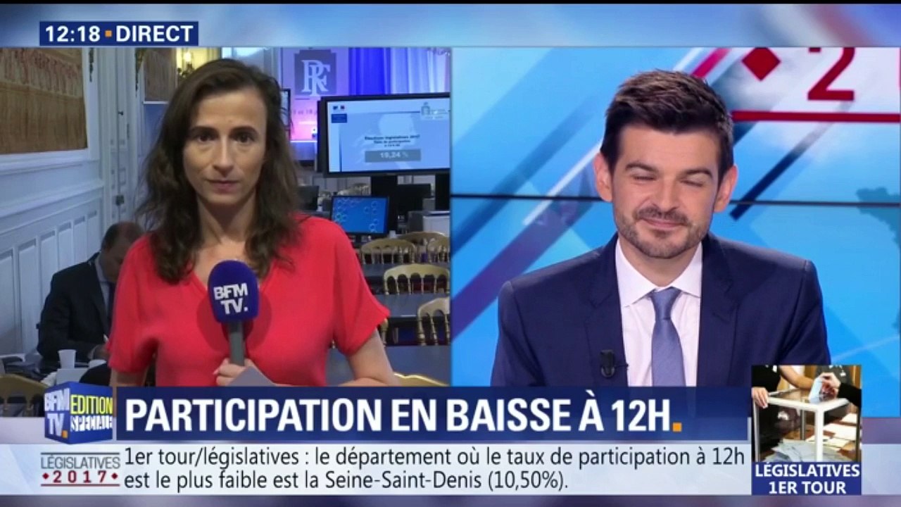 Législatives: quels sont les départements qui ont le moins/le plus voté à 12h?