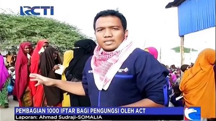 Pembagian 1000 Hidangan Berbuka Puasa untuk Pengungsi Somalia