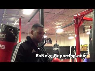 big man mike perez working for his feb 5 fight - EsNews boxing