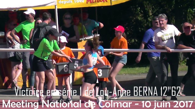 Meeting National de Colmar 2017 - 100m Féminin