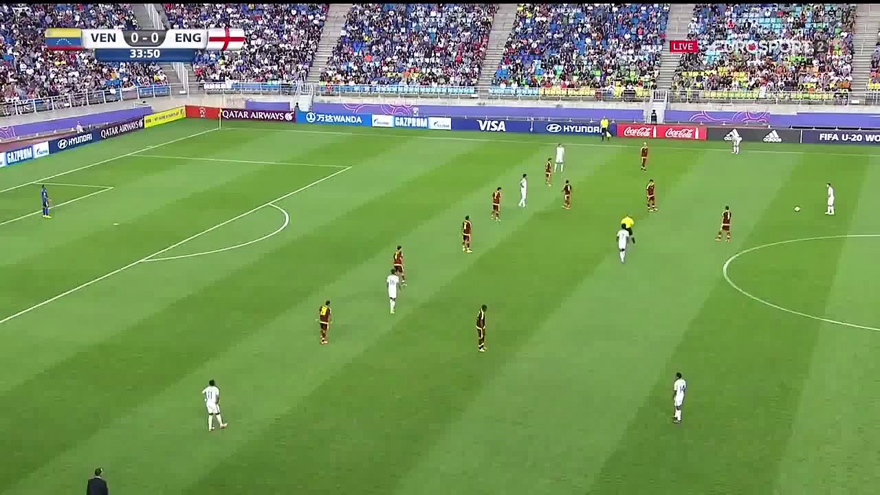 Dominic Calvert-Lewin GOAL! Venezuela U20 0-1 England U20 - 11_06_2017 - YouTube
