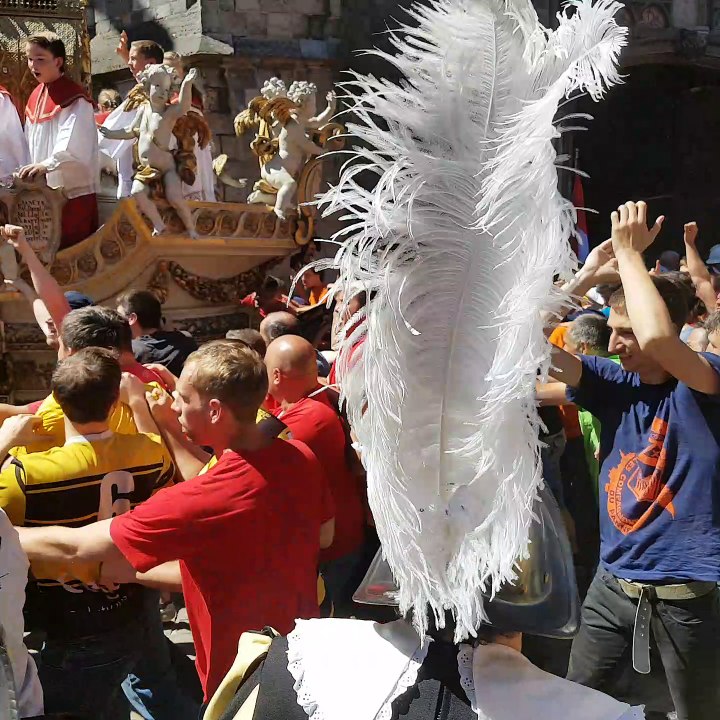 Ducasse de Mons: Le Car d'Or est arrivé à bon port