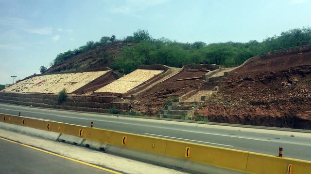 Lahore Islamabad Motorway M2 Near Kallar Kahar Pakistan Video 8