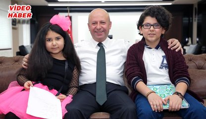 (11 Haziran 2017) Kocasinan’ın Çocuk Şairleri  Başkan Çolakbayrakdar’ın Makamında