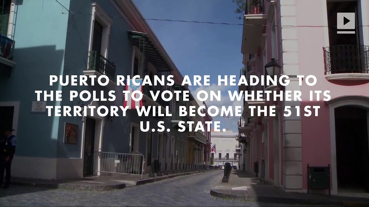 Puerto Ricans head to polls to vote on statehood video Dailymotion