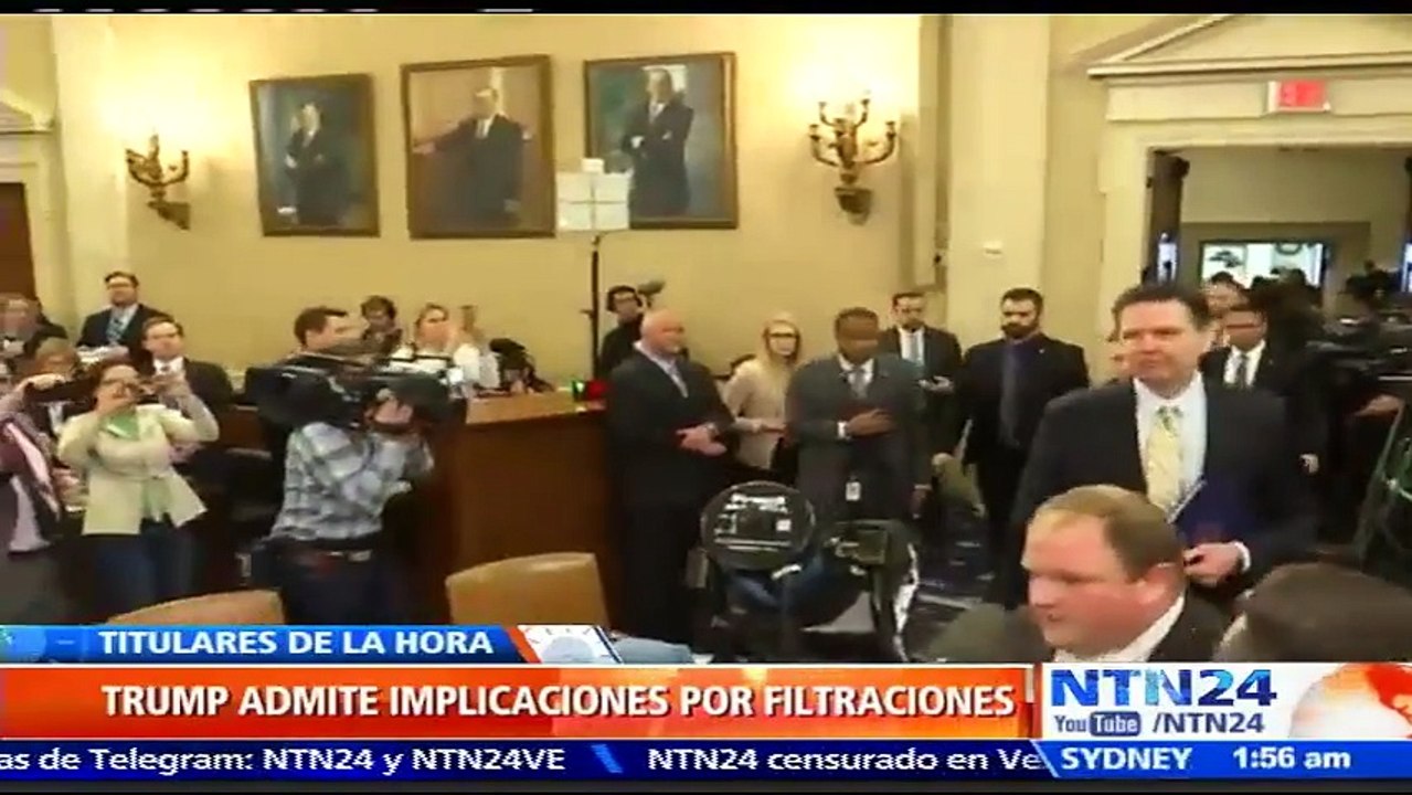 Presidente de EE. UU. afirma que filtraciones del exdirector del FBI, James Comey, tendrán más incidencia de lo que espe