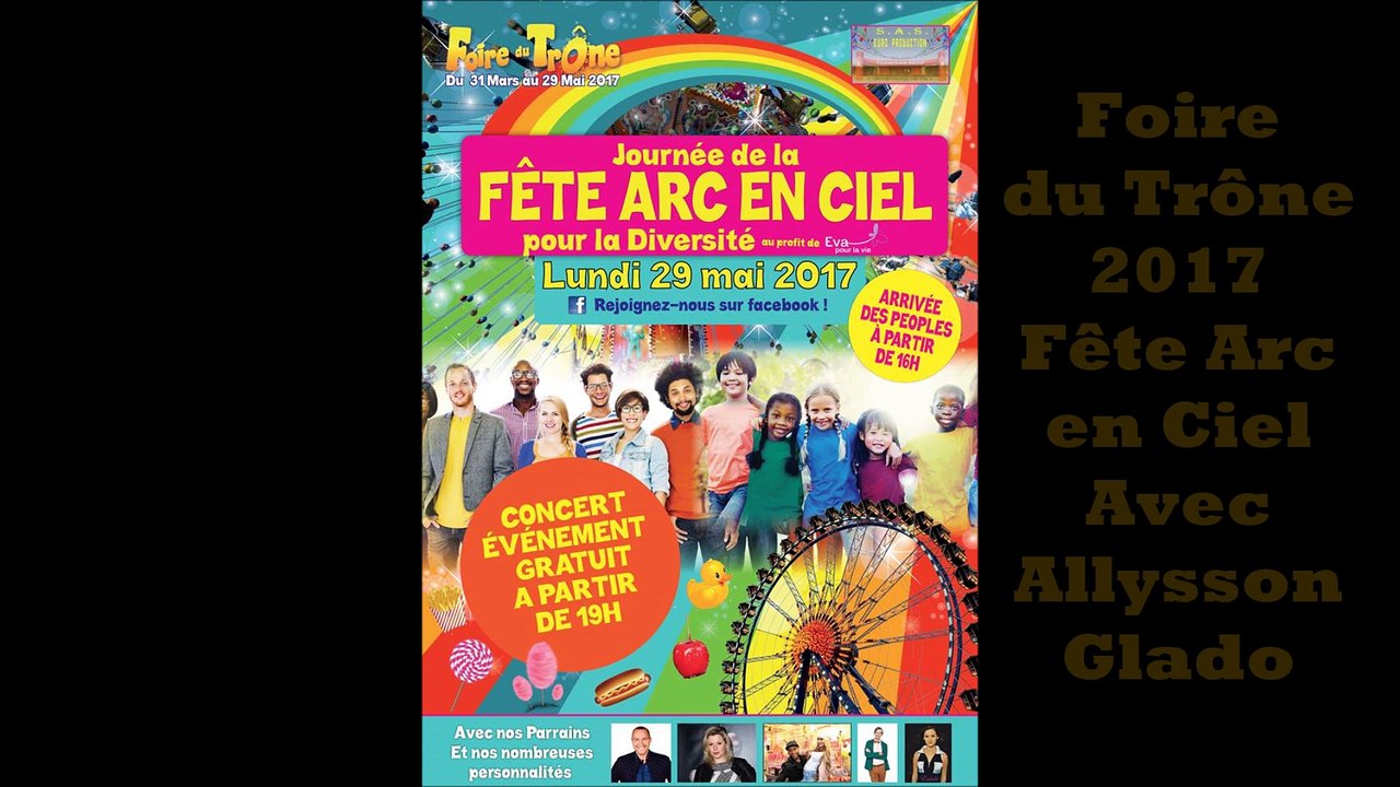 Foire du Trône avec Allyson Glado (Fête Arc en Ciel)