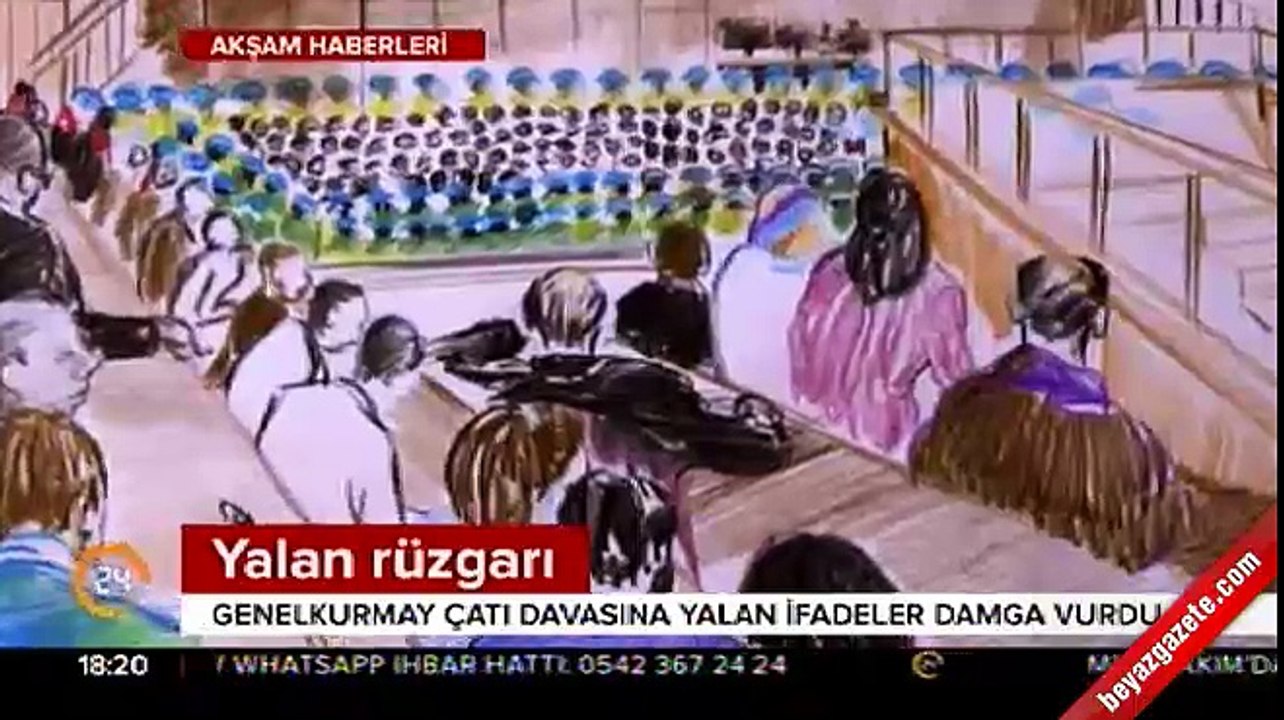 Genelkurmay çatı davasındaki yalan ifadeler