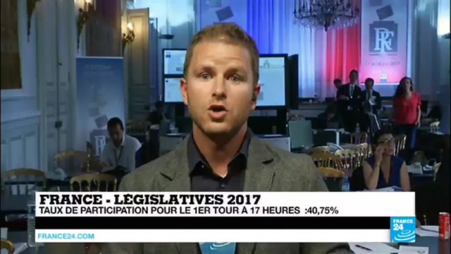 Législatives: 40,75% de participation à 17H00, en fort recul par rapport à 2012