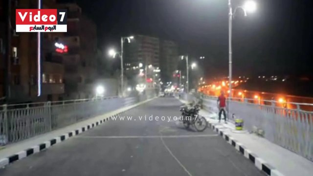 بالفيديو.. محافظ المنيا يفتتح أعمال ترميم وإصلاح كوبرى الملك فاروق