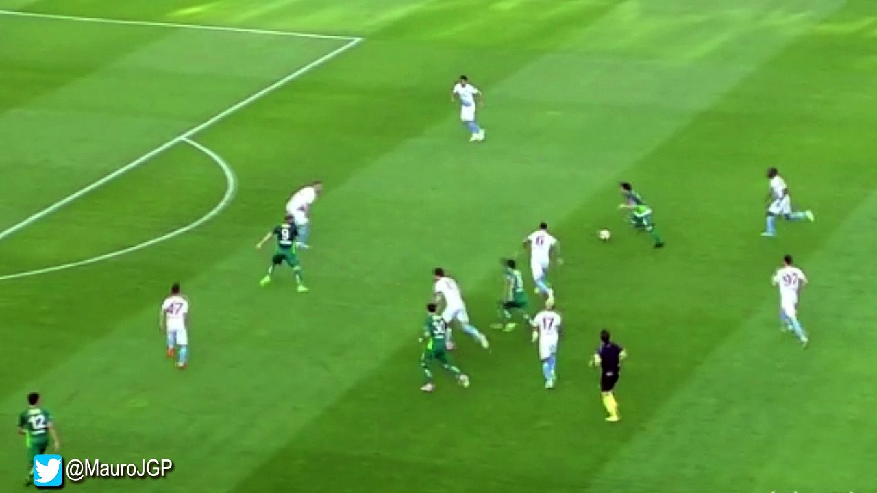Gol de Cristobal Jorquera - Trabzonspor 1-2 Bursaspor (Spor Toto Süper Lig)