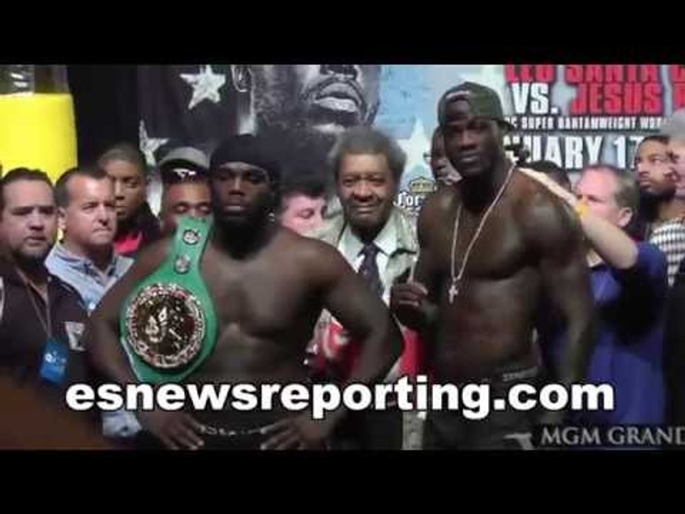Deontay Wilder vs Bermane Stiverne Weigh ins + Face Off Full HD