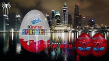 Spiderman Toy Surprise Kinder  Super toys super eggs  Unpacking chocolate surprise eggs,Animated game cartoons 2017