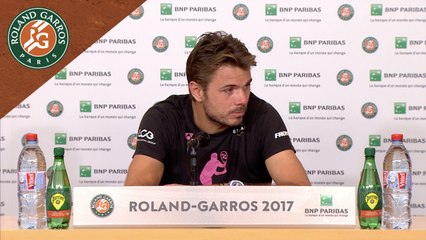 Roland-Garros 2017 : Conférence de presse Stan Wawrinka