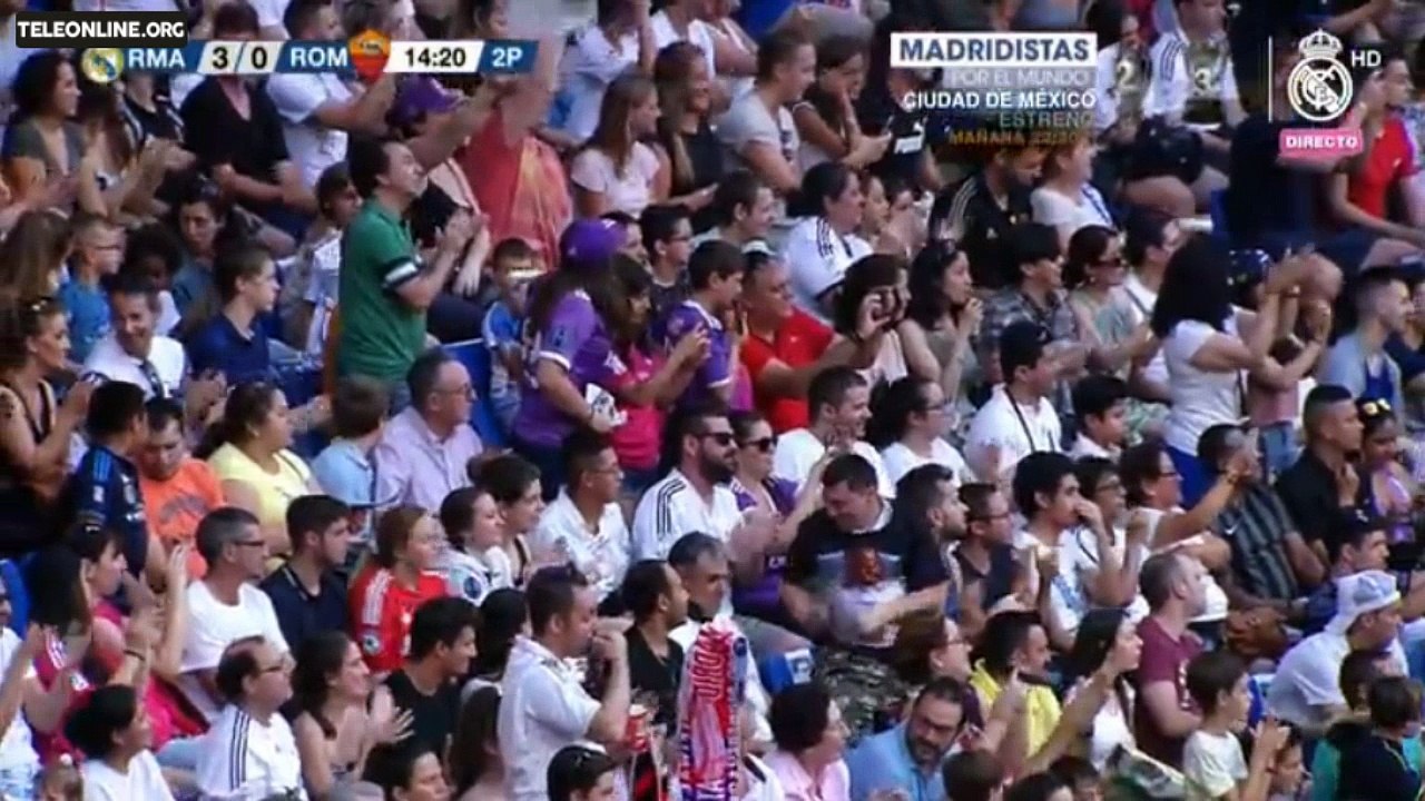 Fernando Morientes second Goal Real Madrid Leyendas vs A.S. Roma Legends 3-0 Corazón Classic Match 2017