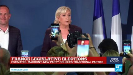 REPLAY - Watch Marine Le Pen's speech after French Parliamentary elections