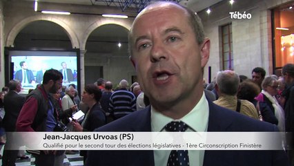 Législatives 2017. 1er tour. J.-J.Urvoas (PS, Quimper) : "Vers une majorité écrasante pour Macron"
