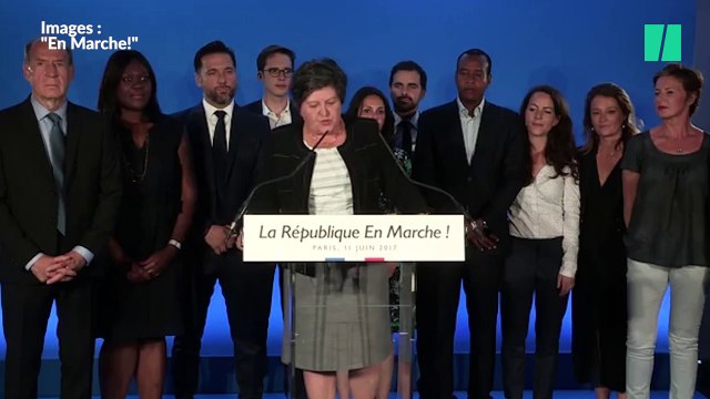La présidente d' En Marche! appelle à l'humilité après les résultats du 1er tour des législatives