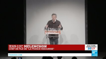 Législatives 2017 : Mélenchon: des "dizaines de candidats" de la FI au 2nd tour