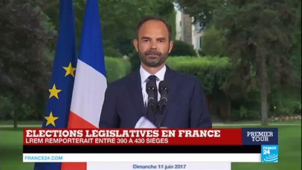 REPLAY - Discours du Premier ministre Edouard Philippe après le 1er tour