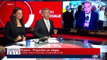 Élections législatives en France: La République En Marche remporterait entre 415 et 445 sièges d'après la projection des premiers résultats