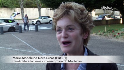 Législatives 2017. 1er tour. M.-M. Doré-Lucas (FDG-FI, Pontivy) : "on a réussi !" (Le Télégramme)