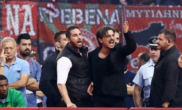 Ένταση στο παρκέ, αποχώρησε ο Δημήτρης Γιαννακόπουλος - Ολυμπιακός vs Παναθηναϊκός - 11.06.2017