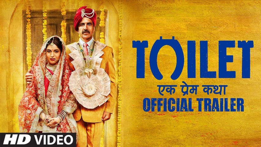 Toilet Ek Prem Katha Full HD Movie Trailer 2017 - Akshay Kumar - Bhumi Pednekar