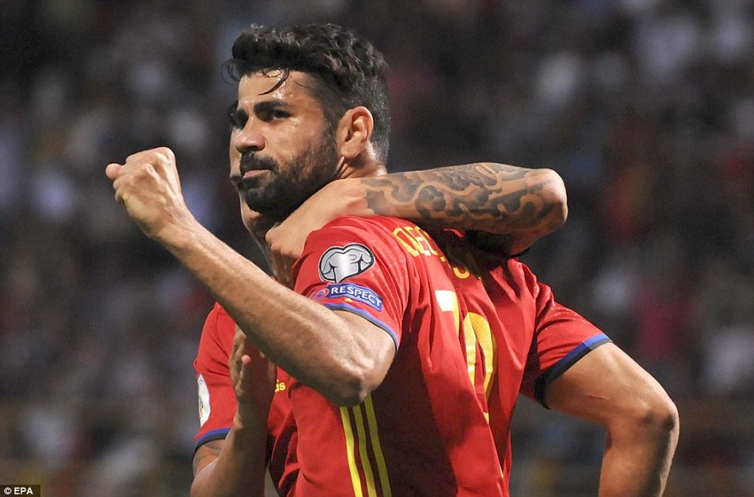 Goal - 0:2 -27' Diego Costa, FYR Macedonia 0-2 Spain EUROPE: World Cup - Qualification 11.06.2017