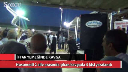 TBMM Başkanvekili’nin katıldığı iftarda kavga